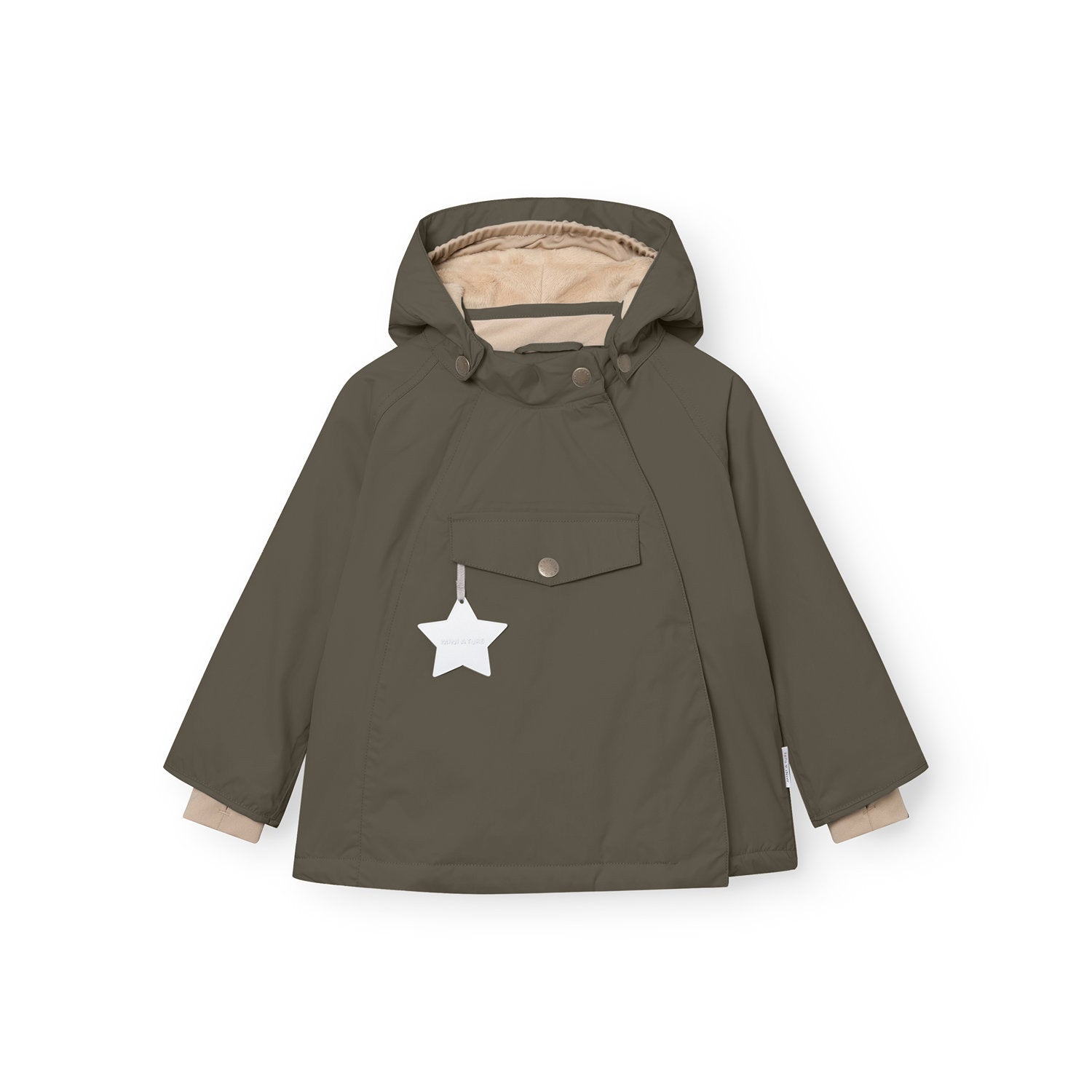 MATWANG Winterjacke mit Fleecefutter. GRS