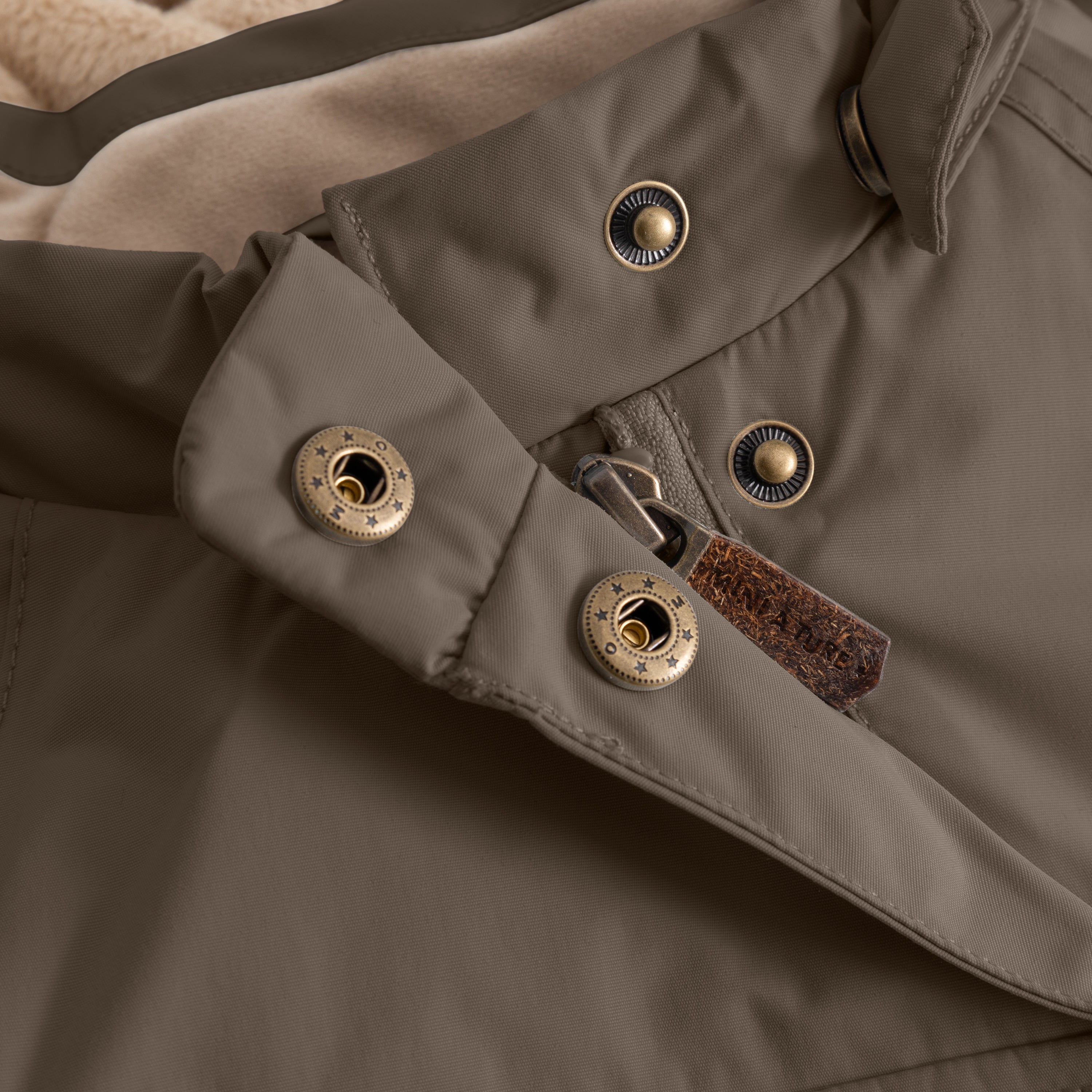 MATWANG Winterjacke mit Fleecefutter. GRS