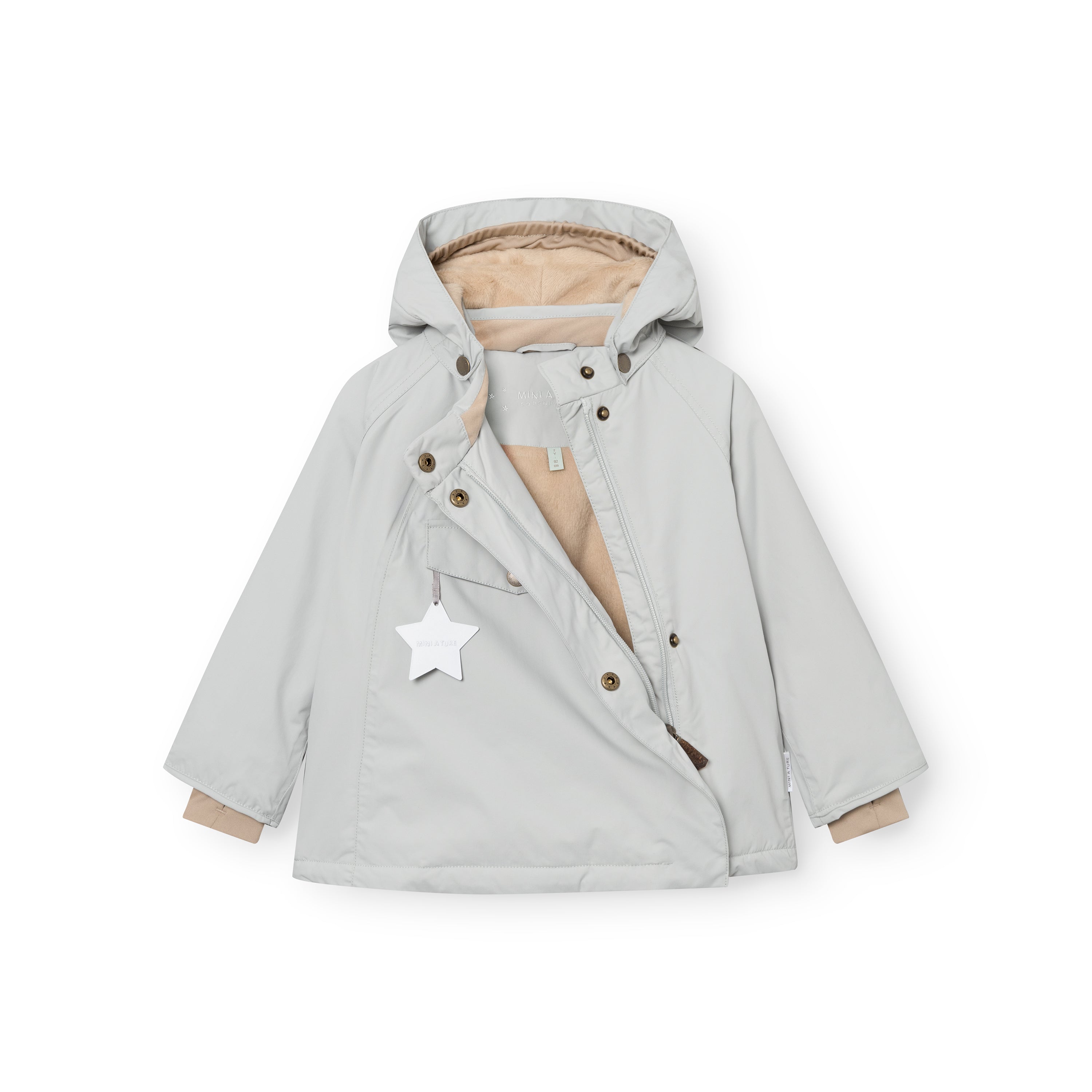 MATWANG Winterjacke mit Fleecefutter. GRS