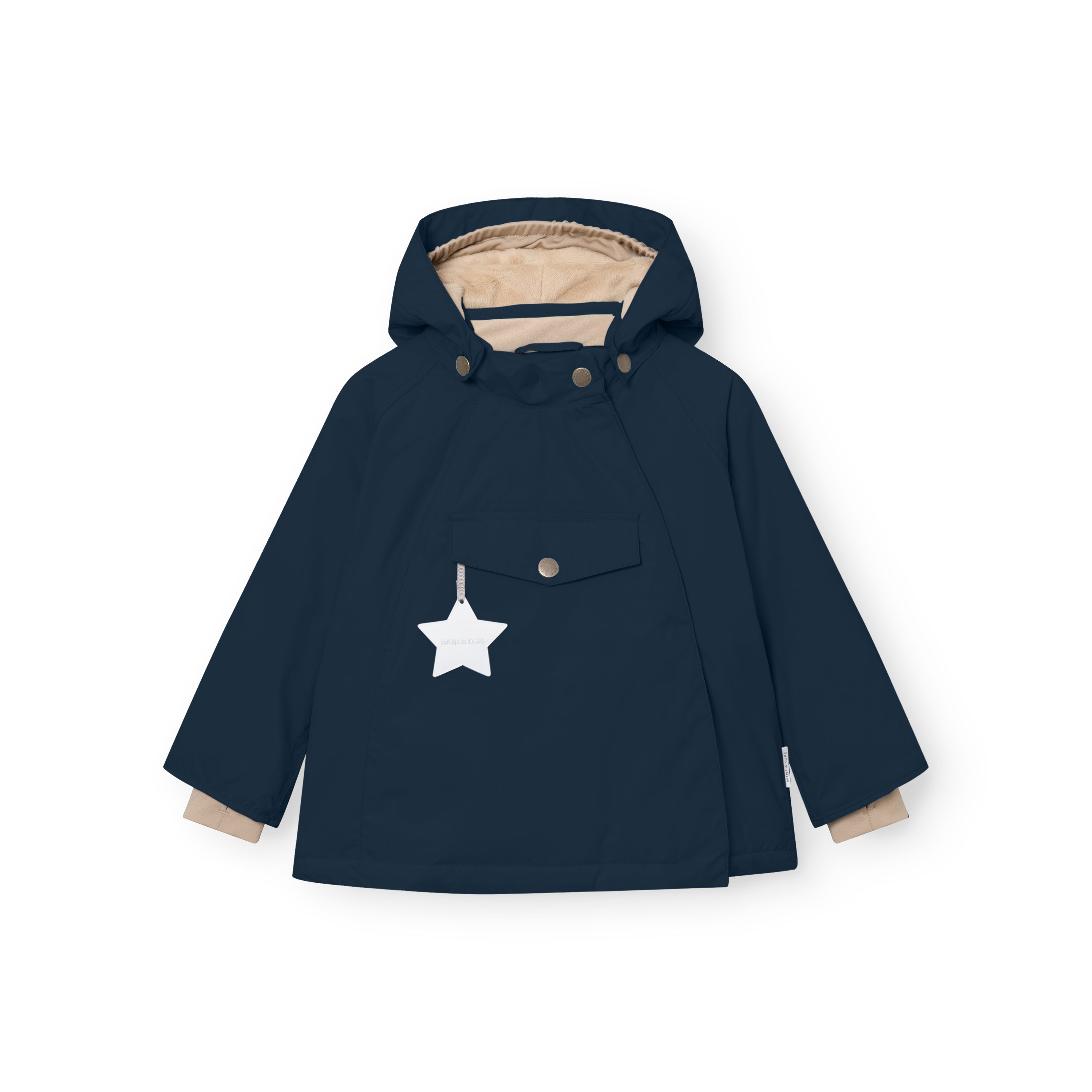 MATWANG Winterjacke mit Fleecefutter. GRS