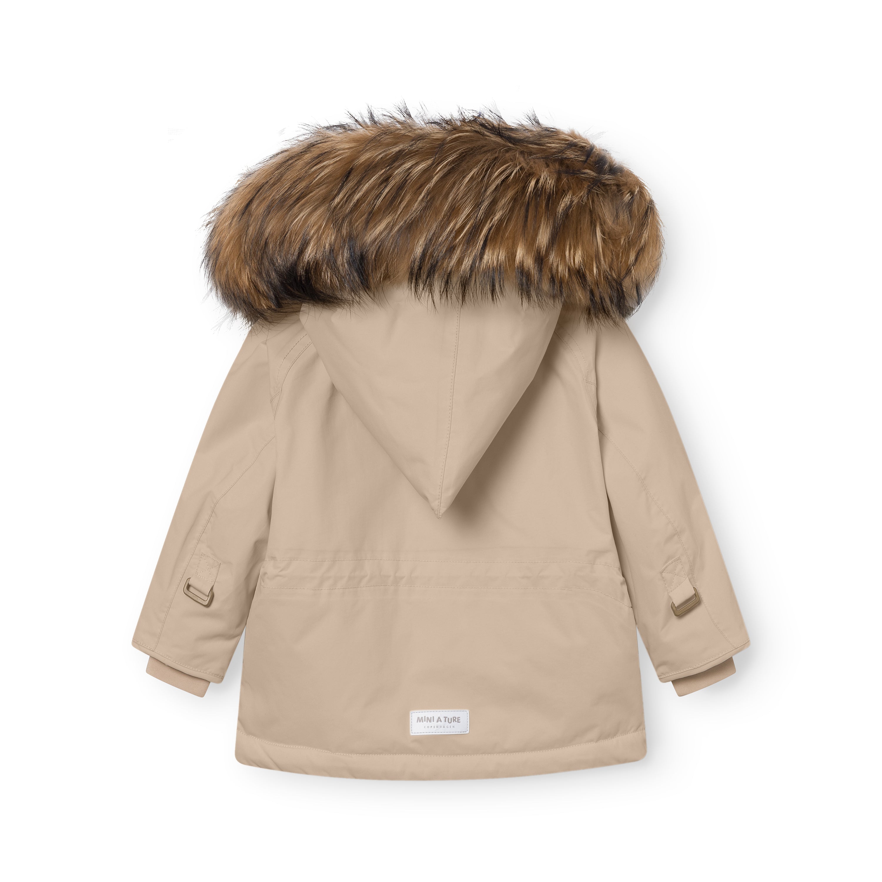 MATWANG Winterjacke mit Fleecefutter und Fell. GRS