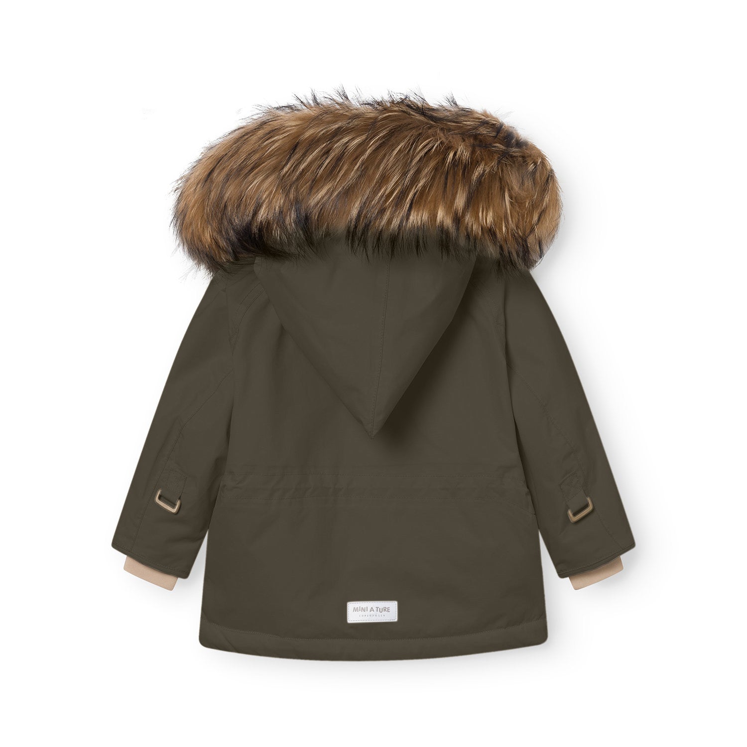 MATWANG Winterjacke mit Fleecefutter und Fell. GRS