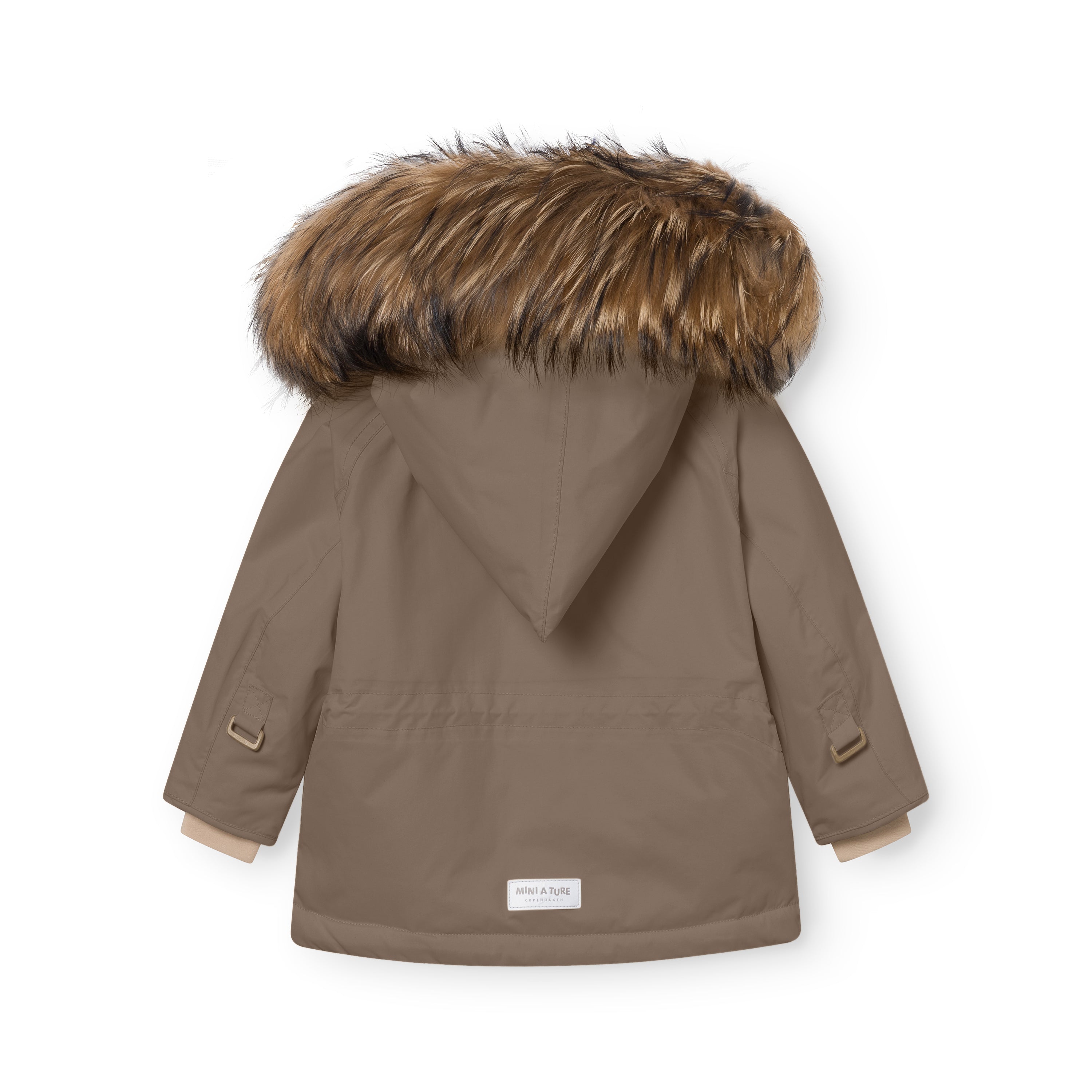 MATWANG Winterjacke mit Fleecefutter und Fell. GRS