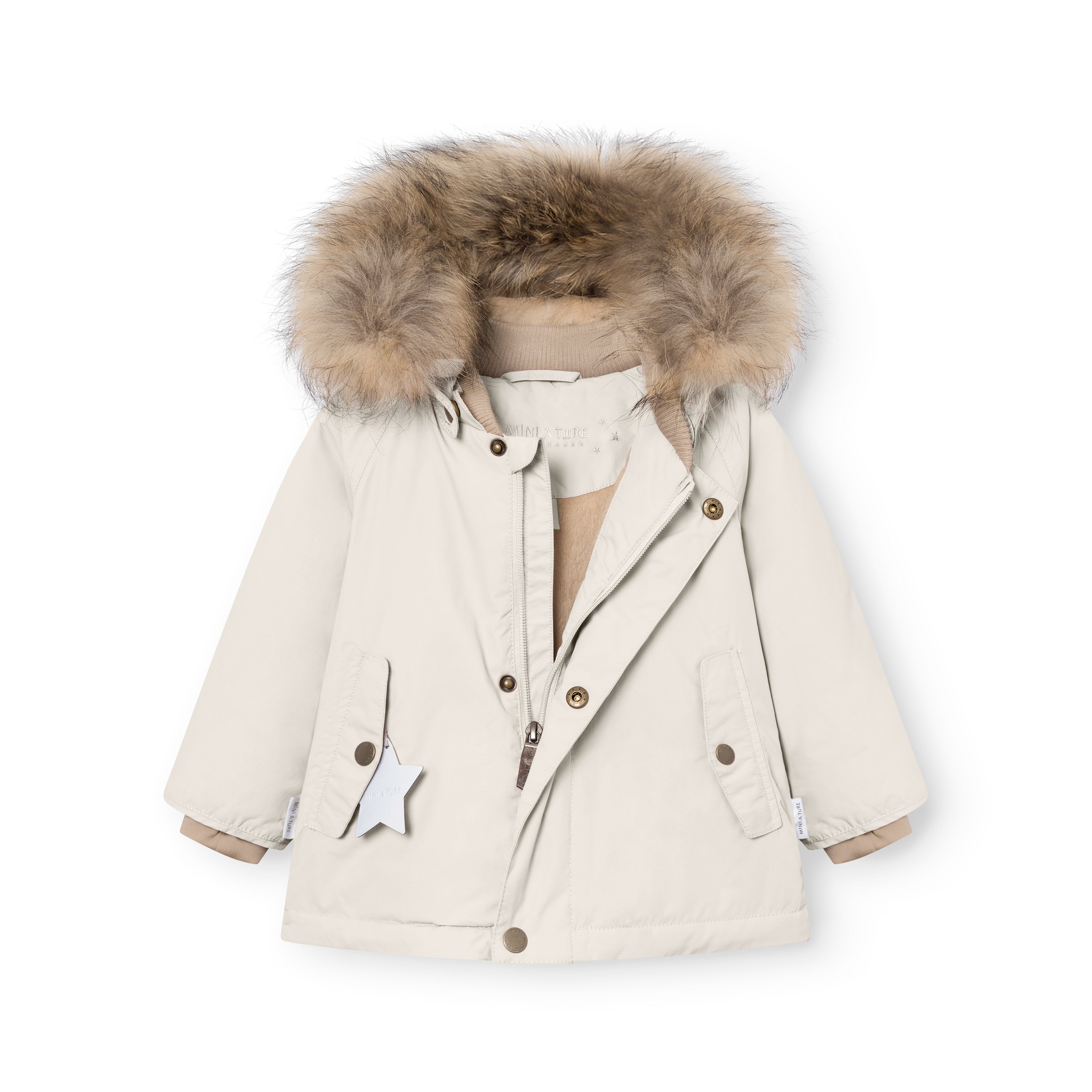 MATWALLY fleece lined winter jacket fur. GRS