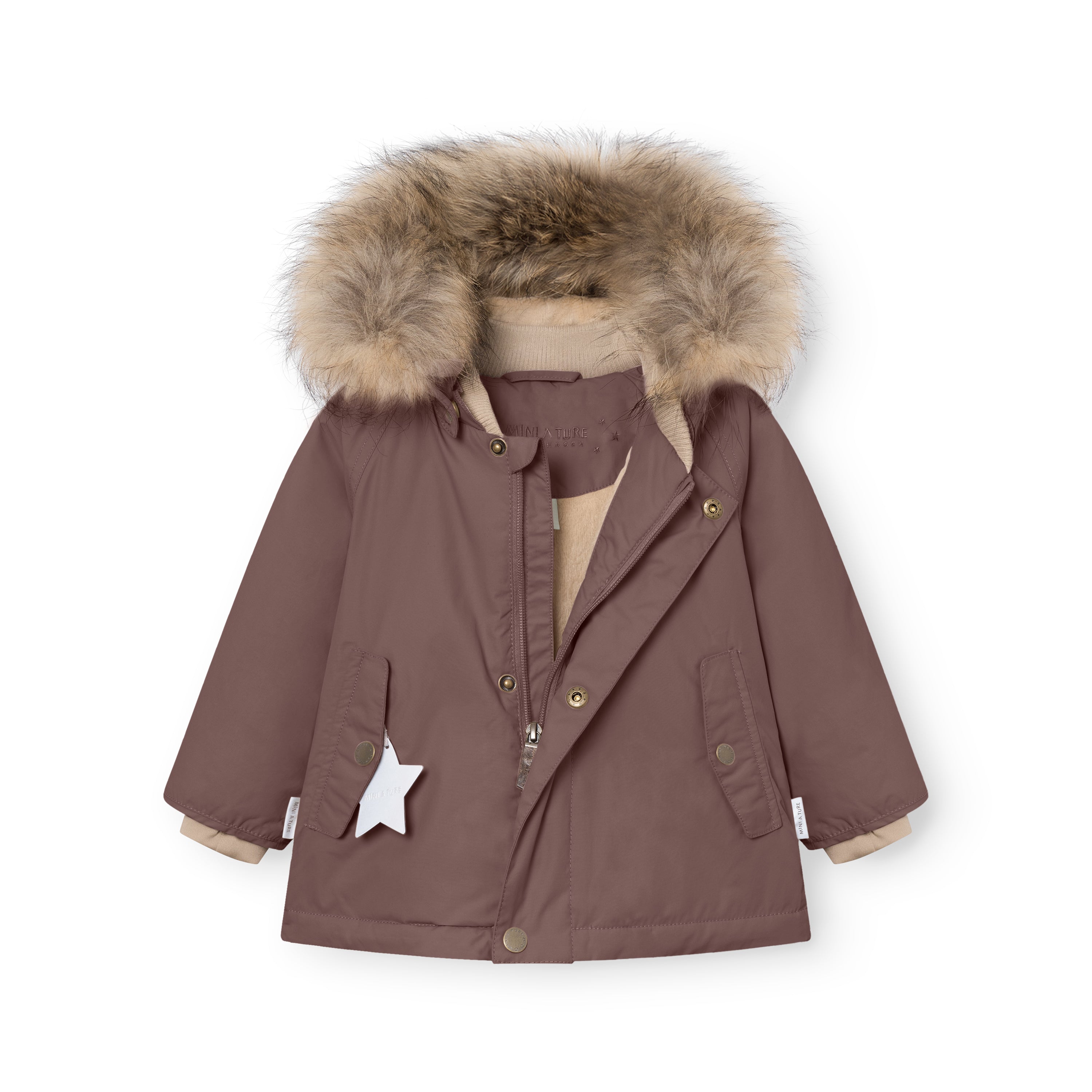 MATWALLY fleece lined winter jacket fur. GRS