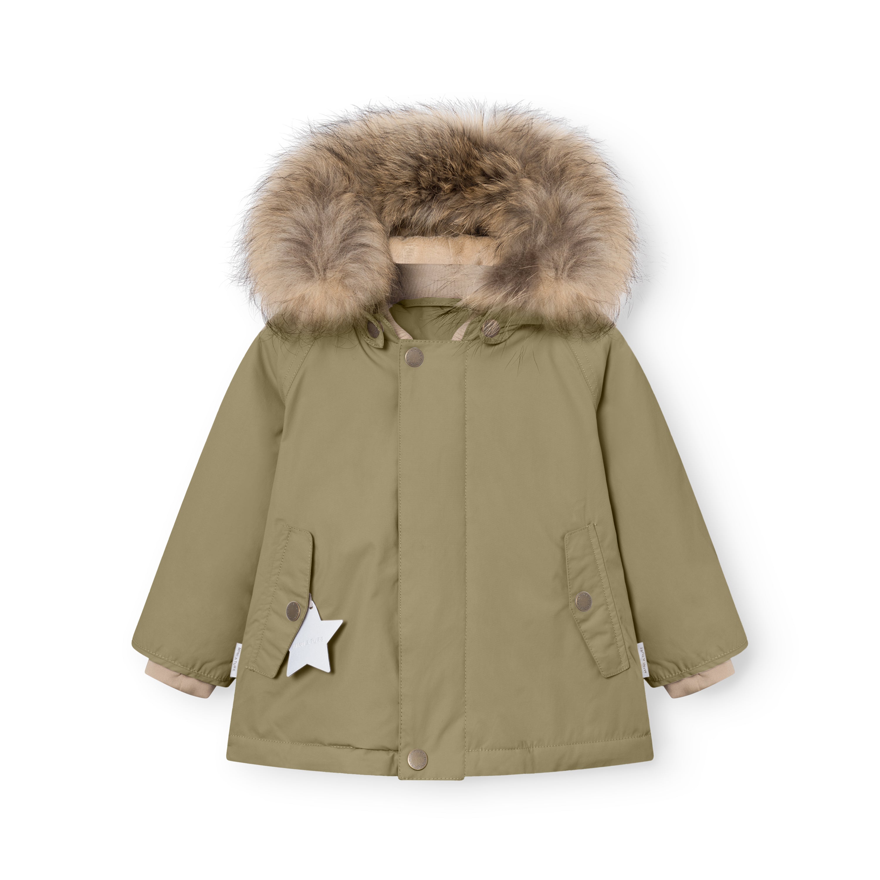 MATWALLY fleece lined winter jacket fur. GRS