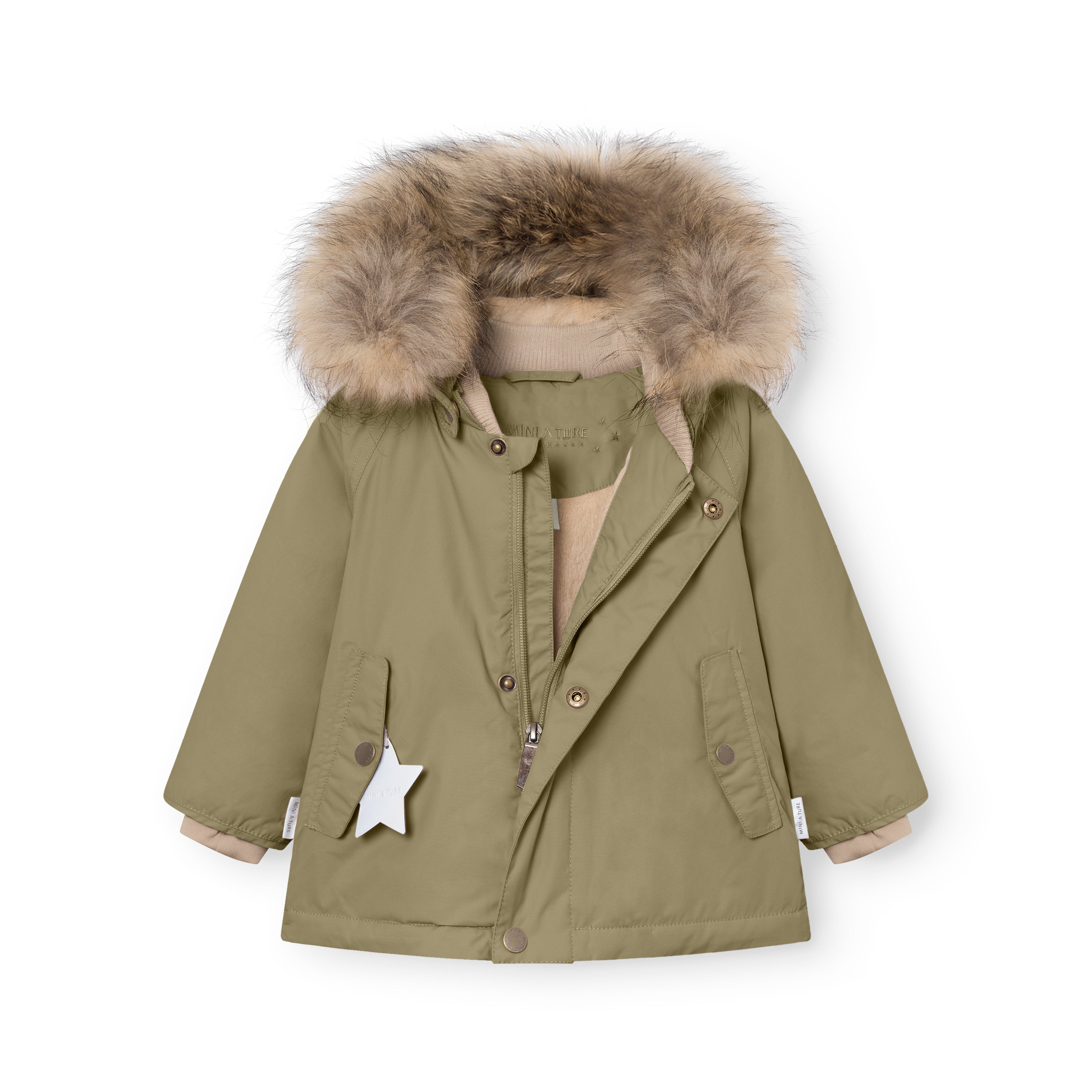 MATWALLY fleece lined winter jacket fur. GRS