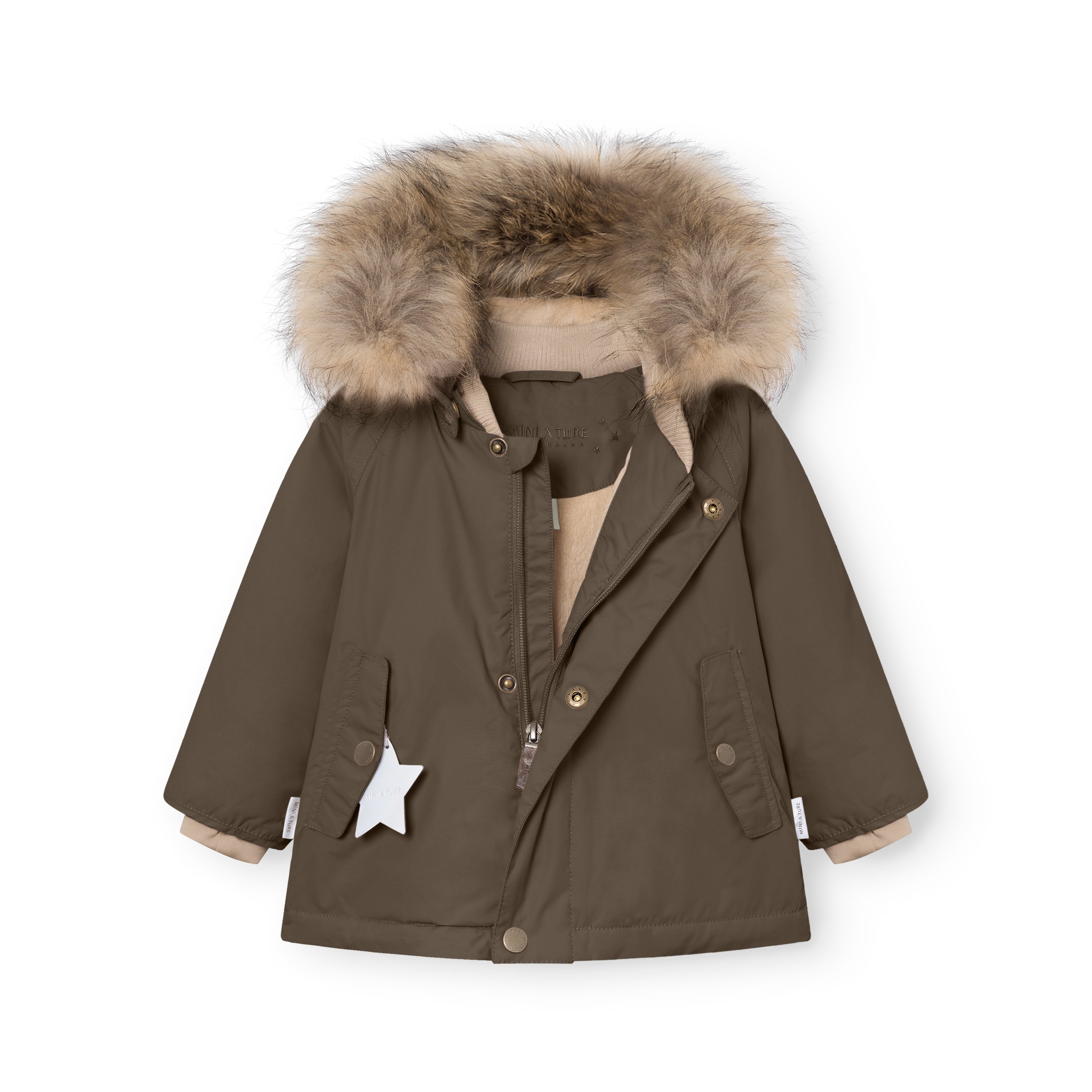MATWALLY fleece lined winter jacket fur. GRS