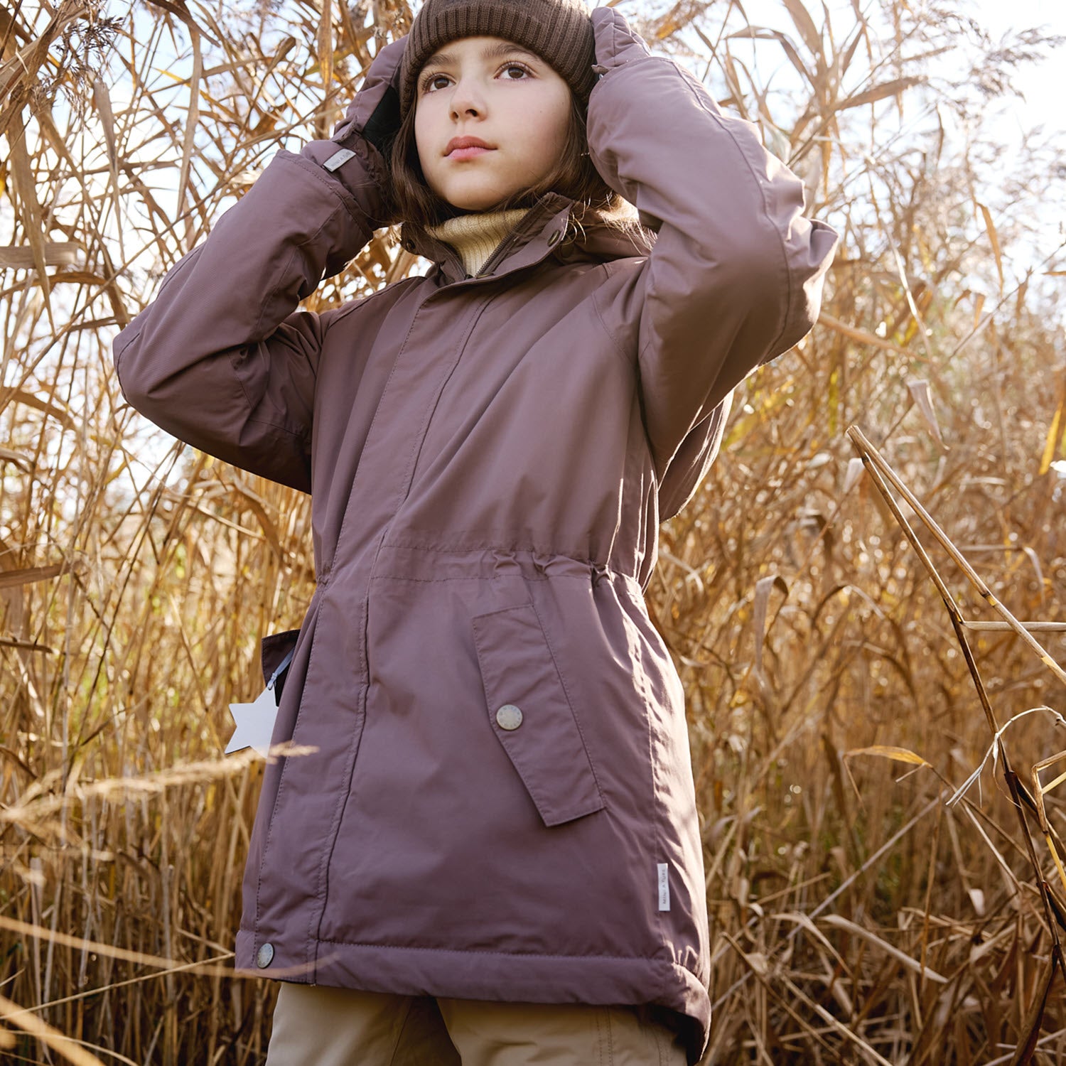 MATVIKANIA Winterjacke mit Fleecefutter. GRS