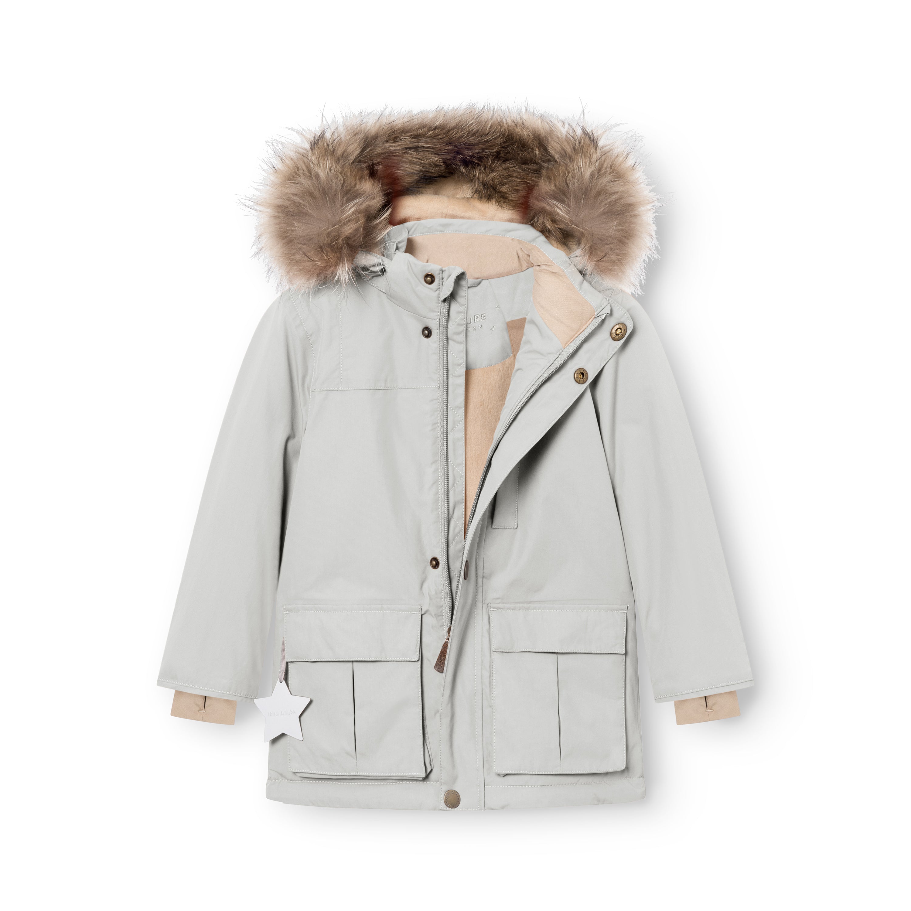 MATKASTORIO fleece lined winter jacket fur. GRS