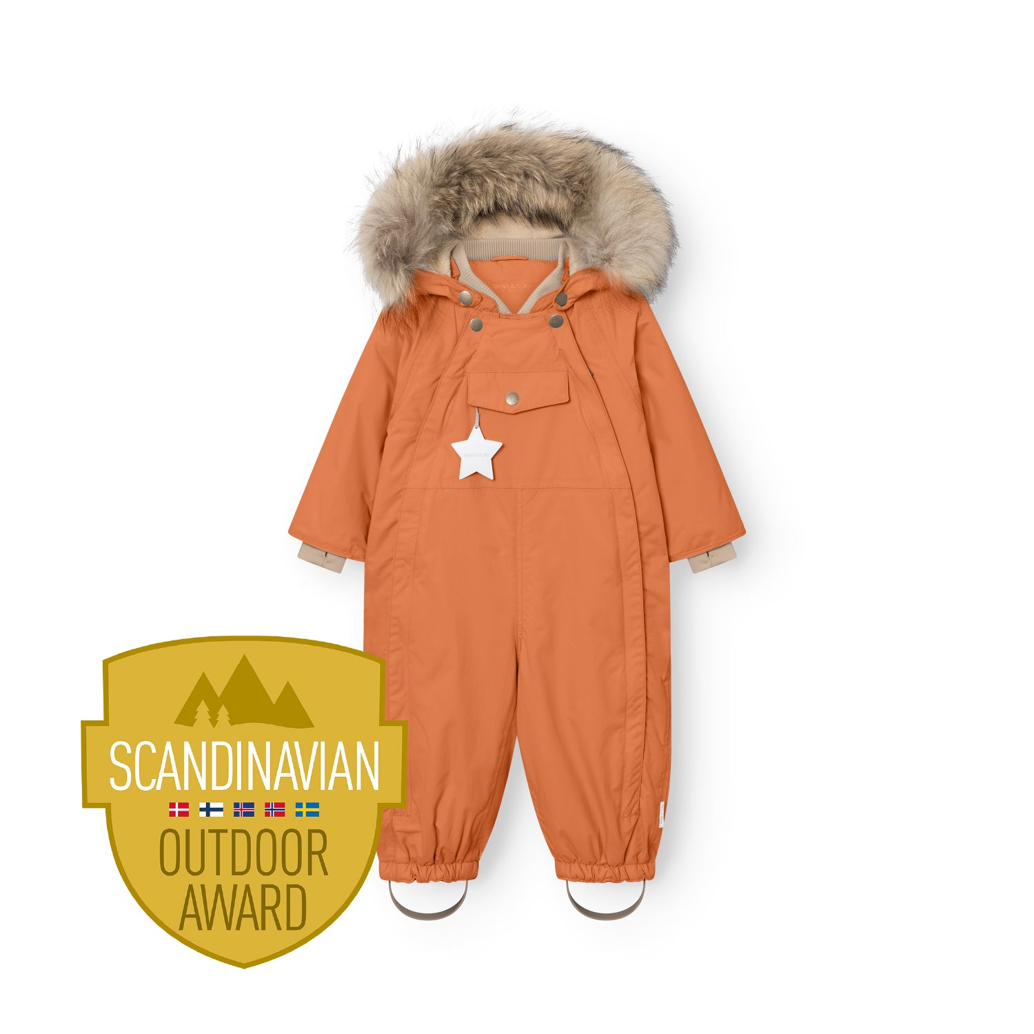 MATWISTI Schneeanzug mit Fleecefutter und Fell. GRS