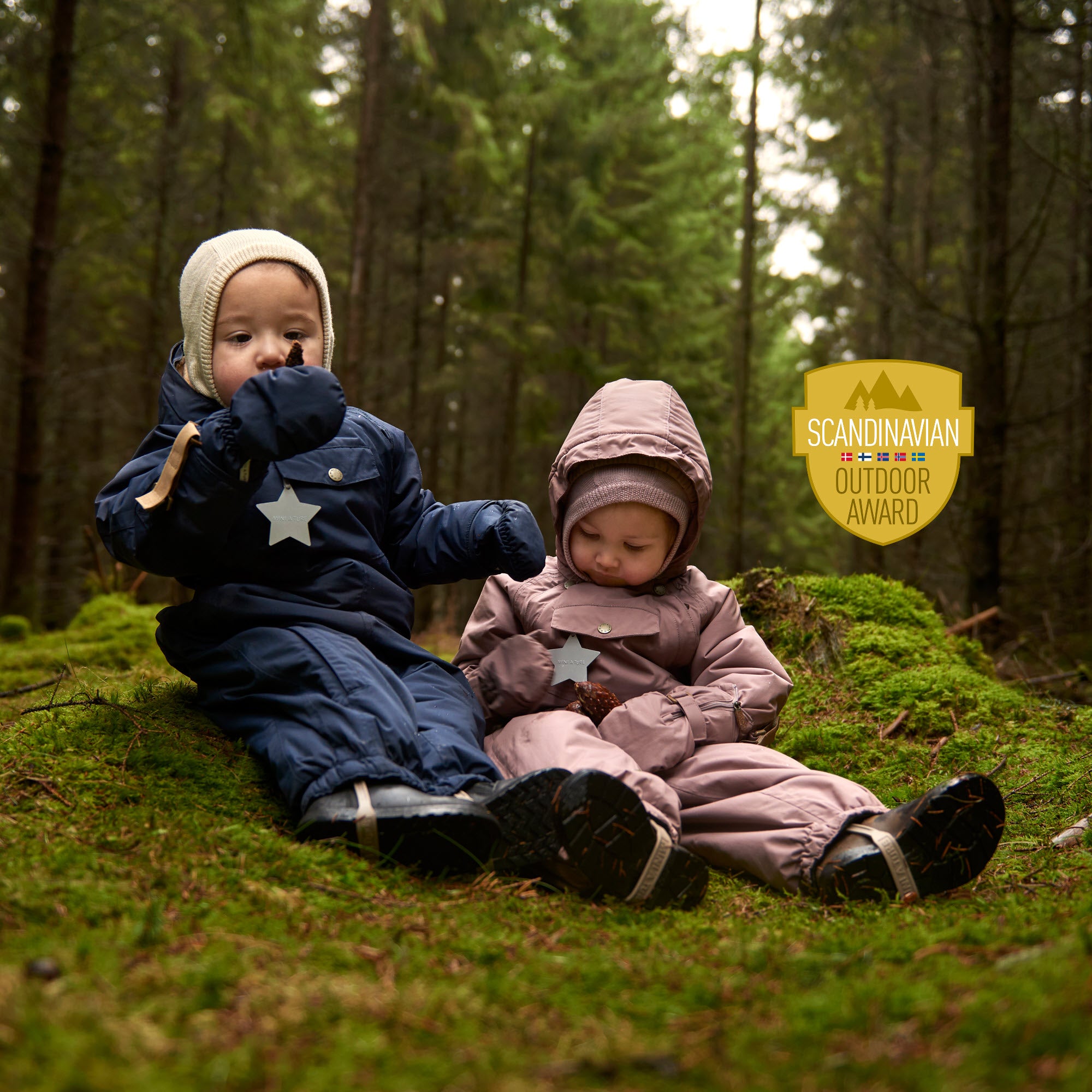 MINI A TURE WISTI SNOWSUIT スチールグレー MINI A TURE WISTI SNOWSUIT スチールグレー