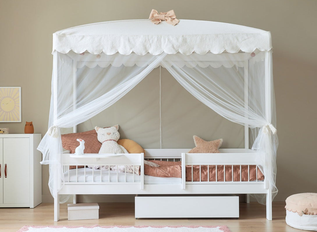cat & bow canopy for lifetime kidsrooms childrens' bed