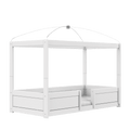 4 - in - 1 Bed with Canopy Bed LIFETIME Kidsrooms