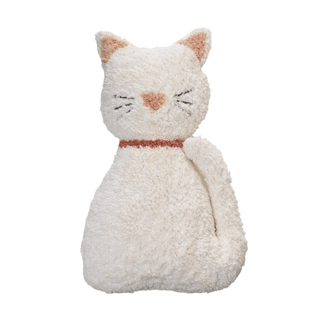 LIFETIME Kidsrooms cat-shaped cushion from the Fairy Theatre collection – soft plush pillow in a cute animal design