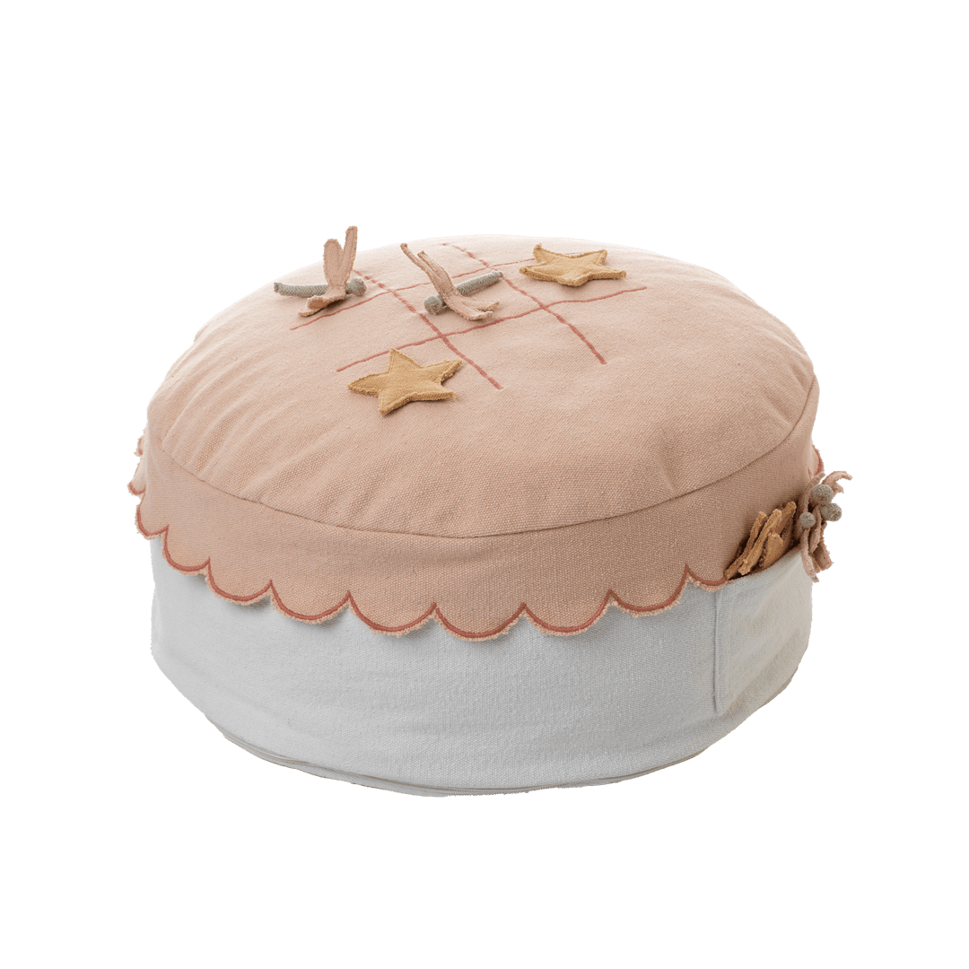 LIFETIME Kidsrooms Fairy Theatre pouf  with tic-tac-toe game 