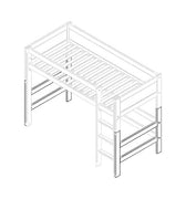 Bed Parts for High Sleeper Bed 152 cm Rebuild Part LIFETIME Kidsrooms