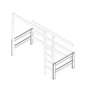 Bed Parts for High Sleeper Bed 177 cm LIFETIME Kidsrooms