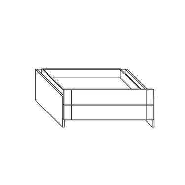 Build Up Wardrobe Unit with 2 Drawers - 100 cm Wardrobe LIFETIME Kidsrooms