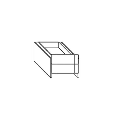 Build Up Wardrobe Unit with 2 Drawers - 50 cm Wardrobe LIFETIME Kidsrooms