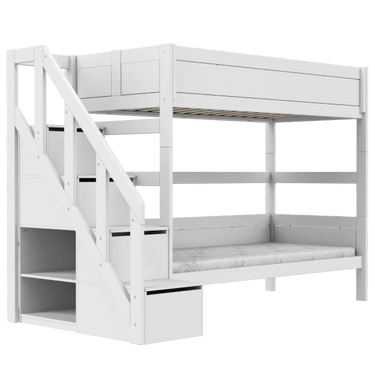 Bunk Bed with Staircase 90x200 cm Bed LIFETIME Kidsrooms
