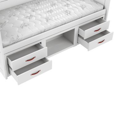 Cabin Bed incl. Drawers and Storage - Breeze Bed LIFETIME Kidsrooms