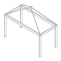 Canopy Frame for Bed - 146 cm Rebuild Part LIFETIME Kidsrooms