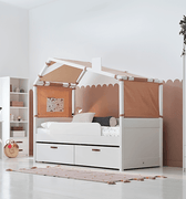 Cool Kids Bed with Hut 66 cm - Rainbow Cool Kids bed LIFETIME Kidsrooms