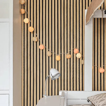 Cotton Light Chain - Crisp Peach Lamp LIFETIME Kidsrooms