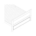 Cover Plate for Single Bed 120 Bed accessory LIFETIME Kidsrooms