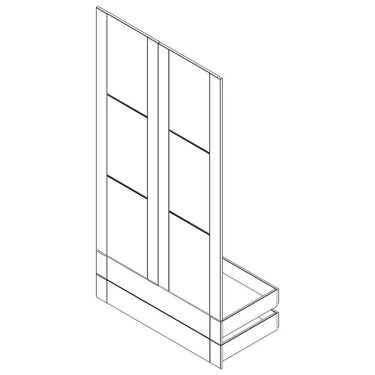Doors and Drawers for Wardrobe 100 cm Wardrobe LIFETIME Kidsrooms