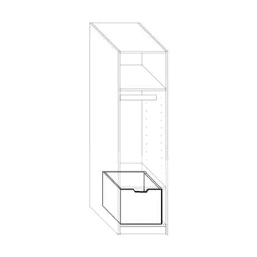 Drawer for 50 cm Wardrobe Wardrobe LIFETIME Kidsrooms
