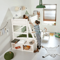Family Bunk Bed with Ladder 90/120x200 cm Bed LIFETIME Kidsrooms