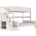 Family Bunk Bed with Staircase 90/140x200 cm Bed LIFETIME Kidsrooms