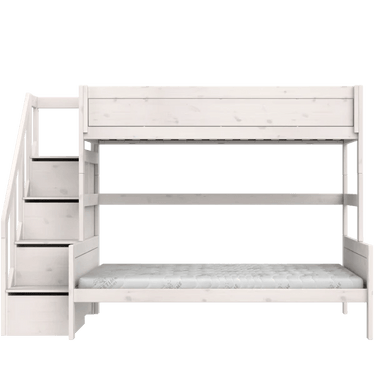Family Bunk Bed with Staircase 90/140x200 cm Bed LIFETIME Kidsrooms
