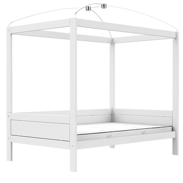 Four Poster Canopy Bed 120x200 cm Bed LIFETIME Kidsrooms