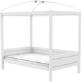 Four Poster Canopy Bed 120x200 cm Bed LIFETIME Kidsrooms