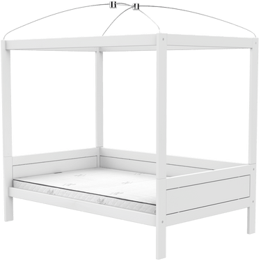 Four Poster Canopy Bed 120x200 cm Bed LIFETIME Kidsrooms