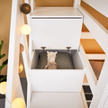 High Sleeper Bed 152 cm with Staircase Bed LIFETIME Kidsrooms