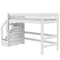 High Sleeper Bed 152 cm with Staircase - Breeze Bed LIFETIME Kidsrooms
