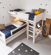 High Sleeper Bed 152 with Ladder 120x200 cm LIFETIME Kidsrooms