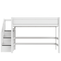 High Sleeper Bed 152 with Staircase 120x200 cm LIFETIME Kidsrooms