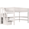 High Sleeper Bed 152 with Staircase 120x200 cm LIFETIME Kidsrooms