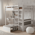 High Sleeper Bed 177 cm Study & Relax - Elements LIFETIME Kidsrooms