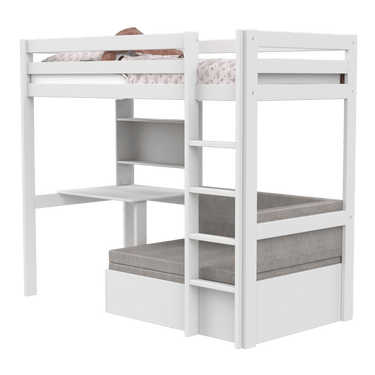 High Sleeper Bed 177 cm Study & Relax - Elements LIFETIME Kidsrooms