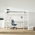 High Sleeper Bed 177 cm with Ladder - Breeze Bed LIFETIME Kidsrooms