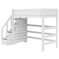 High Sleeper Bed 177 cm with Staircase Bed LIFETIME Kidsrooms