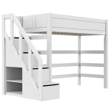 High Sleeper Bed 177 cm with Staircase Bed LIFETIME Kidsrooms