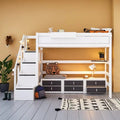 High Sleeper Bed 177 cm with Staircase Bed LIFETIME Kidsrooms