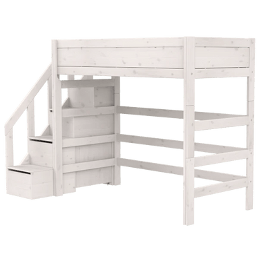 High Sleeper Bed 177 cm with Staircase Bed LIFETIME Kidsrooms